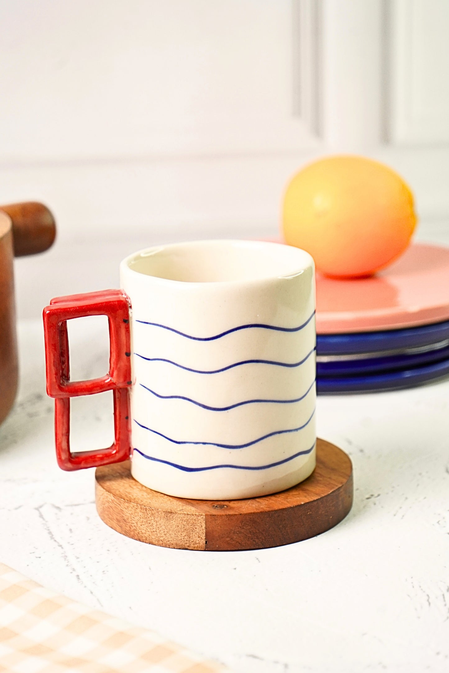 Breakfast Set - Ceramic Mug + Plate (Comes in a Giftbox)