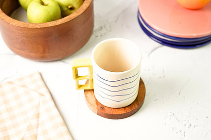 Nautical Horizon Ceramic Mug (Yellow)