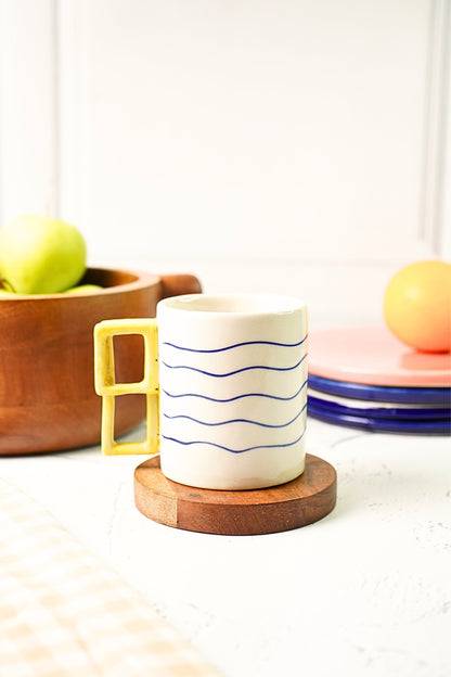 Nautical Horizon Ceramic Mug (Yellow)