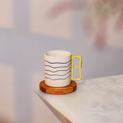 Nautical Horizon Ceramic Mug (Yellow)